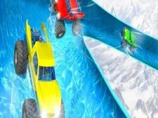 Crazy Monster Truck Water Slide Game